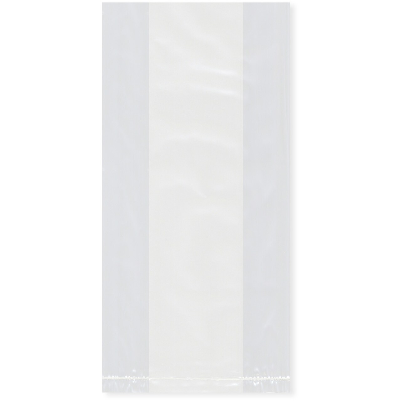 Plymor 4" x 2" x 8" (Pack of 100), 1 Mil Gusseted Plastic Bags